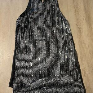 Mendocino Black Sequin Dress